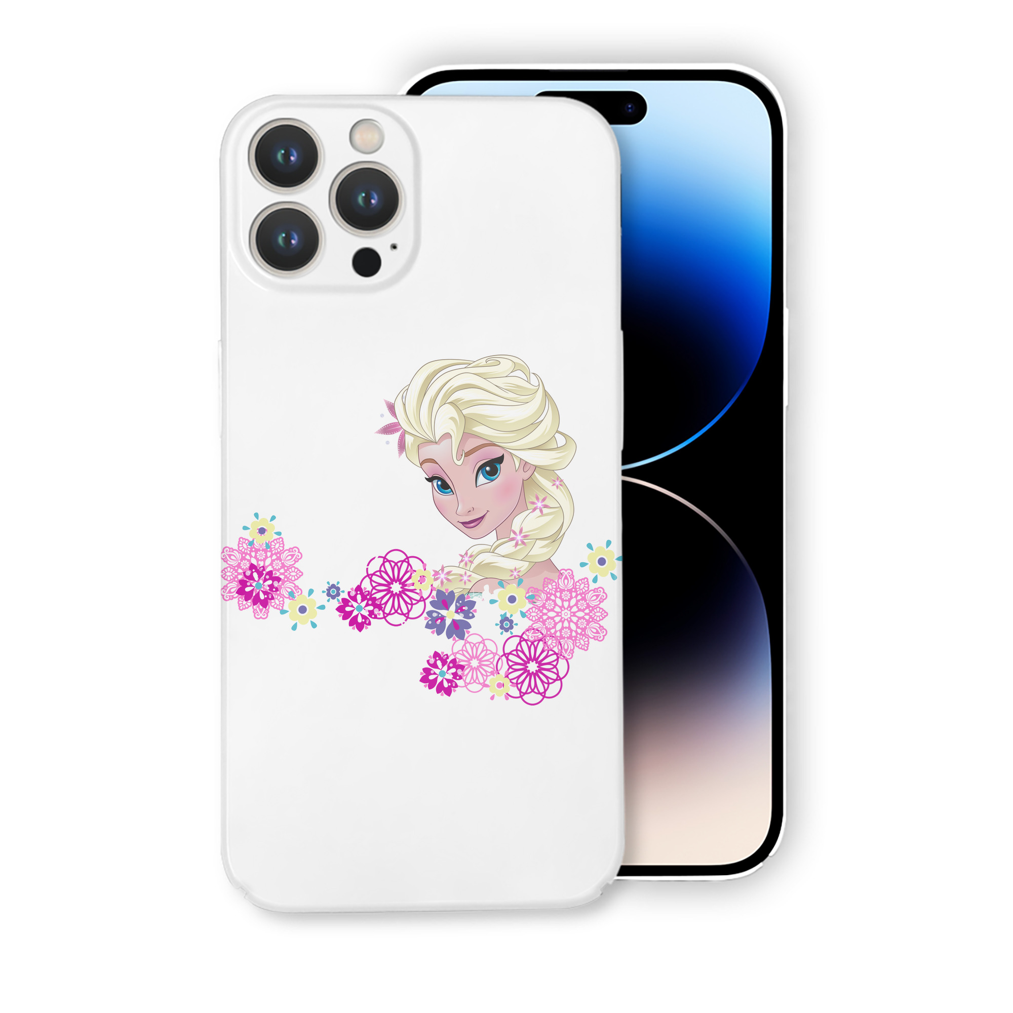 （画像用） アナと雪の女王 アンナ エルサ Frozen Anna Elsa 【iPhone 14シリーズ対応】ハードケース